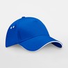 Czapka z daszkiem - mod. B15C:Bright Royal, 100% bawełna, Biały, One Size